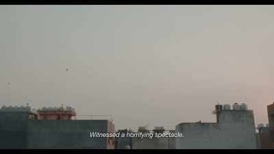 We used to play on the balcony as kids - - All That Breathes