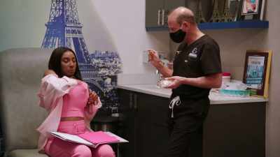 We usually make a tiny
incision, under the breast - Ziwe