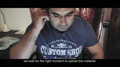 ...we wait for the right moment
to upload the material. - City of Ghosts