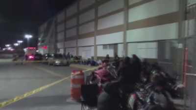 We waited outside in the cold, - I Used to Be Normal: A Boyband Fangirl Story