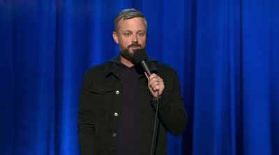We walked in Walmart.
The guy's probably like, - Nate Bargatze: The Greatest Average American