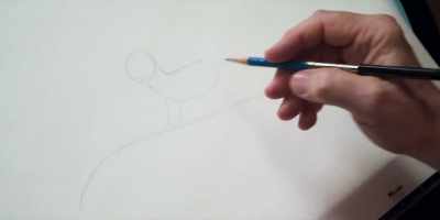 We wanna make sure that it feels like
Simba is in the proper perspective, - Sketchbook