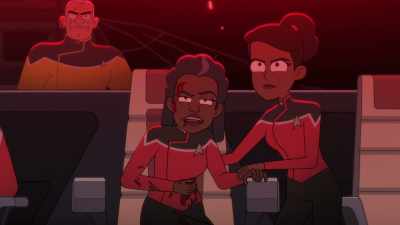 We want your ship pieces
to add to our ship pieces, - Star Trek: Lower Decks