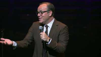 We watch them eat bottle caps
and fall down stairs. - Tom Papa: Human Mule