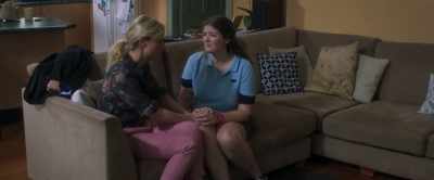 We watched them
as they steered towards her, - Ellie and Abbie (and Ellie's Dead Aunt)