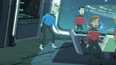 - We-we won't have time.
- Rutherford! - Star Trek: Lower Decks