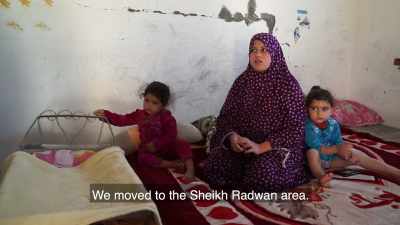 We went to live in Sheikh Radwan,
and during the war we stayed there. - Killing Gaza