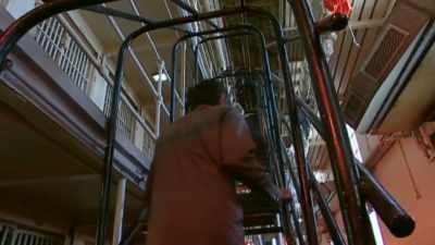 We went to the cell and our
prison contact checked inside - Louis Theroux: Life on the Edge