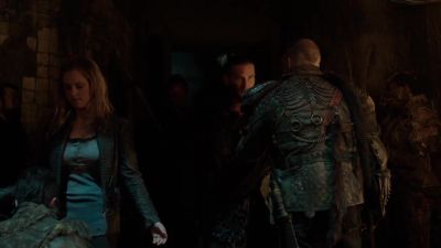 We were
searched outside. - The 100
