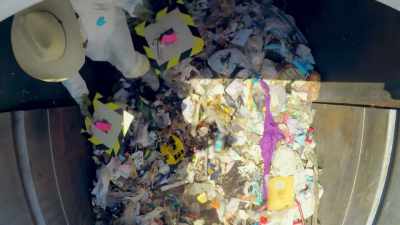 WE WERE TESTING WHETHER ONE
IN A GARBAGE TRUCK - Mythbusters Jr.