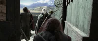 We will cover the causeway and the gate from above. - The Lord of the Rings: The Two Towers
