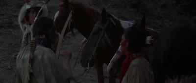 We will leave the ponies here.
You hold them. - Little Big Man