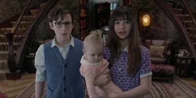 We will not help you with your luggage
and we will not let you in this house. - A Series of Unfortunate Events