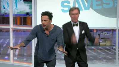 -We will shut up about climate change.
-We will shut up about climate change. - Bill Nye Saves the World