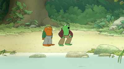 We will sit here for a whileand cool our feet. - Frog and Toad