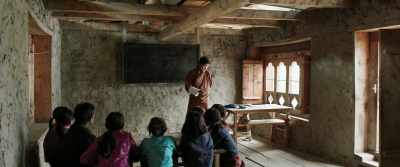 We will write on it with this okay? - Lunana: A Yak in the Classroom