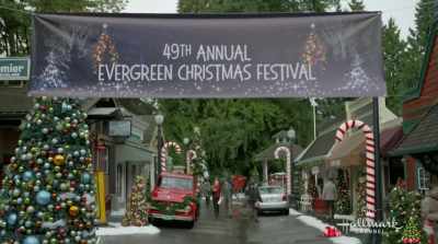  ["We wish you a Merry
 Christmas" instrumental]
 ♪♪♪ - Christmas in Evergreen: Letters to Santa