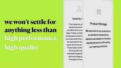 We won't settle
for anything less - Not So Pretty