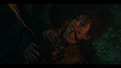 -[weapon slashes]
-[man groans] - The Witcher