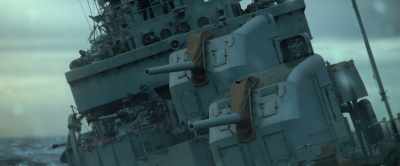Weapons, Bridge. All mounts,
local control. Fire as they bear. - Greyhound