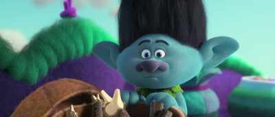 - Weapons? For shame.
- Well, I... - Trolls World Tour