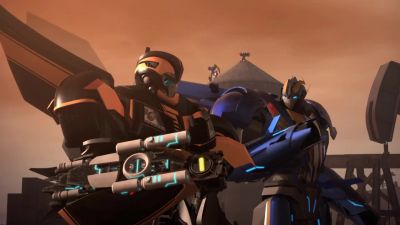 ( weapons powering up ) - Transformers: Prime