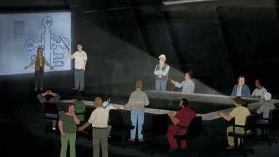 Weaving a collective
morality in secret - Fired on Mars