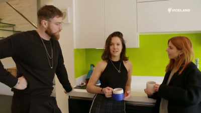 We'd been talking a while
about sex parties, - Stacey Dooley Sleeps Over