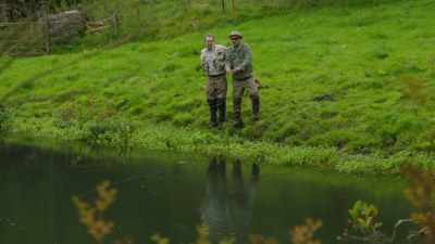 We'd have a laugh with Harry
in the pub doing - Mortimer & Whitehouse: Gone Fishing