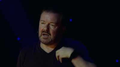 We'd never been to church,
he didn't know us, we didn't know him. - Ricky Gervais: Humanity