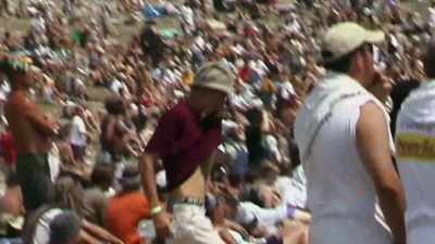 We'd take turns going
to the hangar, - Woodstock 99: Peace Love and Rage