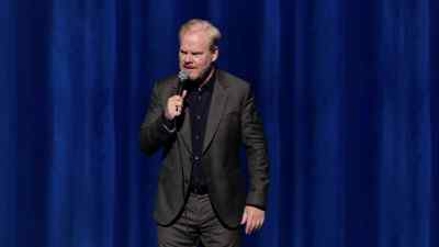 We'd walk into the dark theater, sit down, - Jim Gaffigan: The Skinny
