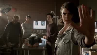 Weird. Scott, would you mind holding her down. I'm going to be trying a few more invasive tests. - Teen Wolf