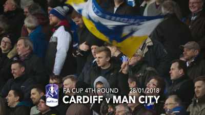 Welcome to a jam-packed
Cardiff City stadium. - All or Nothing: Manchester City