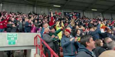 Welcome back, everybody,
to the second half - Welcome to Wrexham