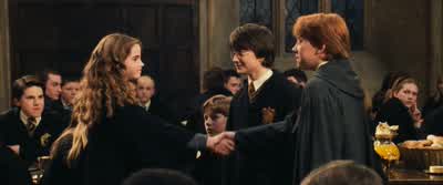- Welcome back, Hermione. - Harry Potter and the Chamber of Secrets