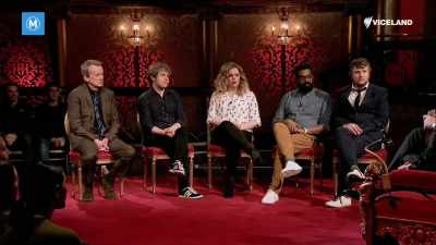 Welcome back to Taskmaster,
where five highly paid comedians - Taskmaster