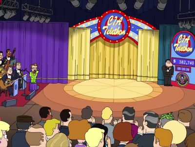 Welcome back to the CIA Telethon. - American Dad!