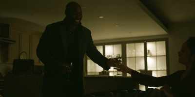 - Welcome home.
- [Glasses clink] - Pearson