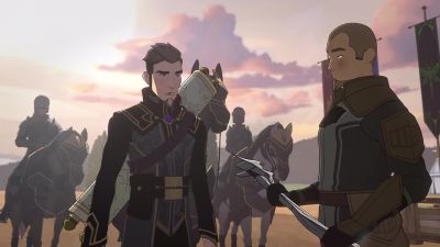 -Welcome.
-How gracious. - The Dragon Prince