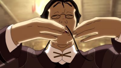 Welcome to Kwong's Cuisine,
Master Mako. - The Legend of Korra