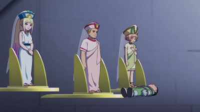 Welcome to our laboratory, Doraemon. - Doraemon the Movie: Nobita's Sky Utopia