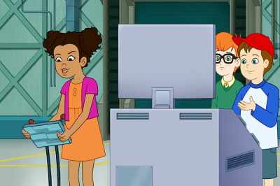 Welcome to Robo-Land,
where your robotic dreams come true. - The Magic School Bus Rides Again