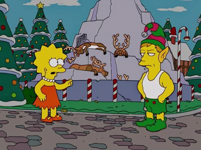 Welcome to santa's village where it's christmas every day - The Simpsons