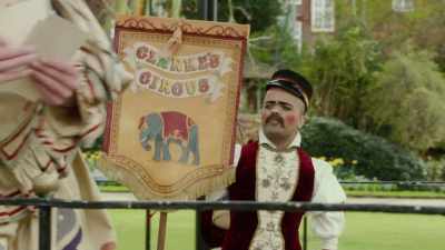 - Welcome to the biggest
and funniest Clark's circus. - Angelica