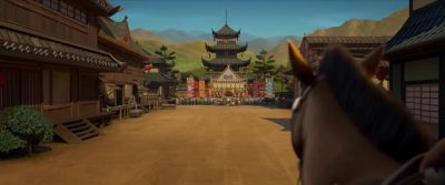 Welcoming committee?
Maybe this won't be so bad. - Paws of Fury: The Legend of Hank