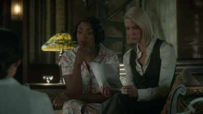 - Well, anyone who leads the - Frankie Drake Mysteries