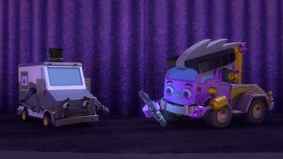 Well, anyway,
all I have to do is fix the dent. - Mighty Monsterwheelies