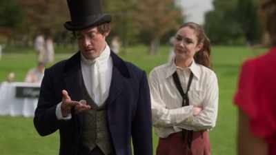 Well, you are just in
time for Lawn Game. - Paging Mr. Darcy