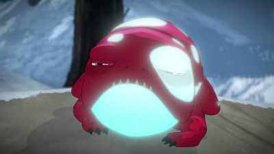 Well, Bait glows different ways
depending on how he's feeling. - The Dragon Prince